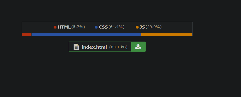 Beautiful download animation  with CSS and JavaScript button